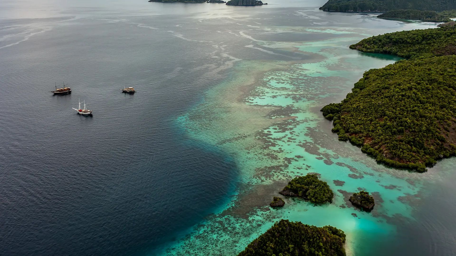 Raja Ampat Aerial View