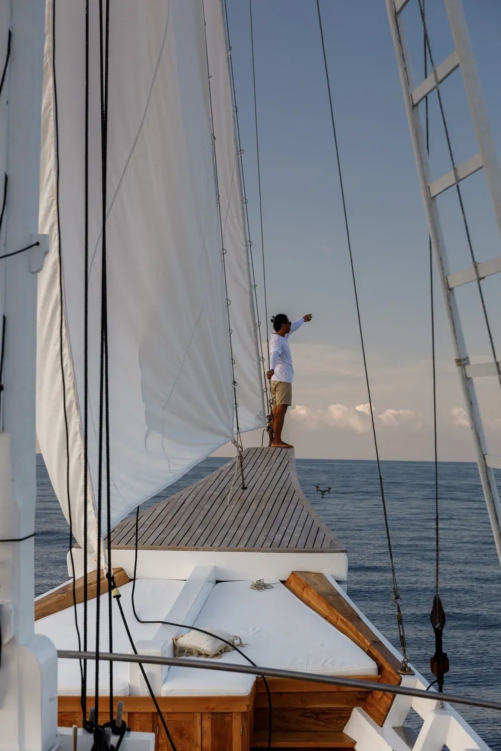 Crew on Bow