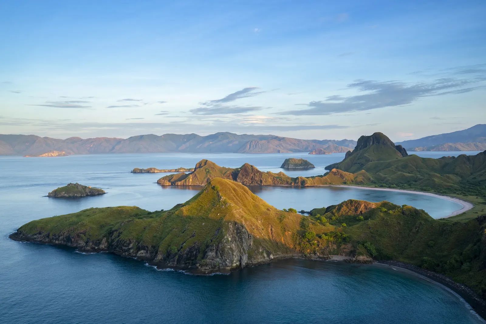 Padar Island aerial