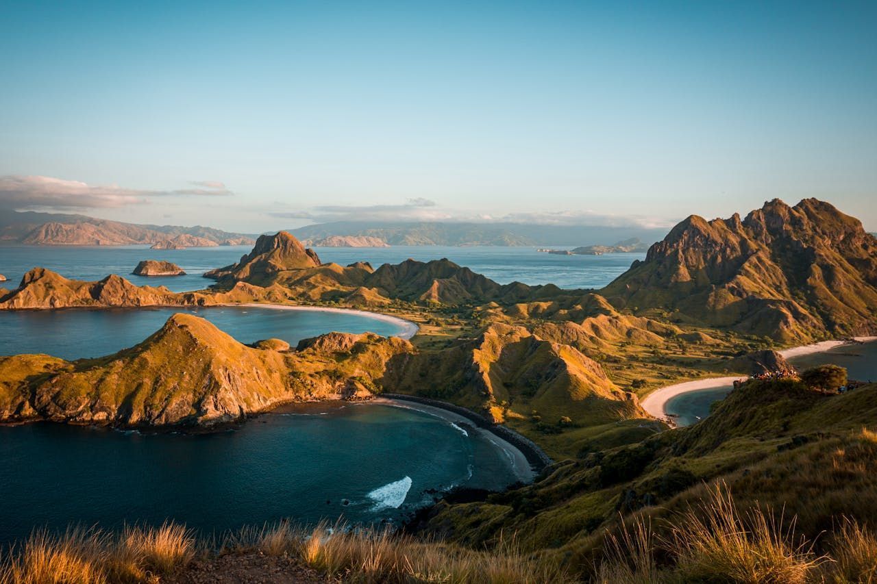 Padar Island panoramic view