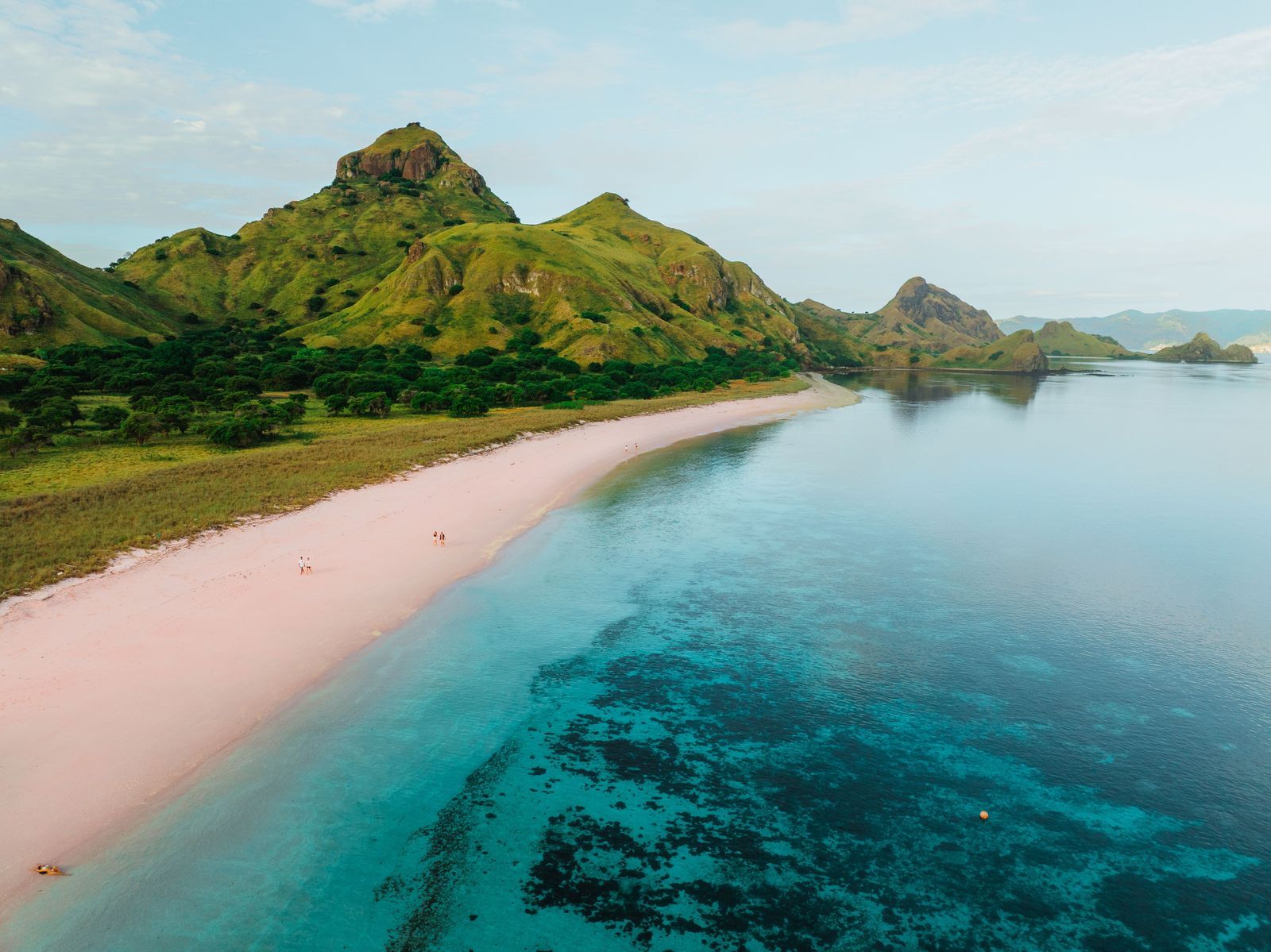 View of Pink Beach In Komodo