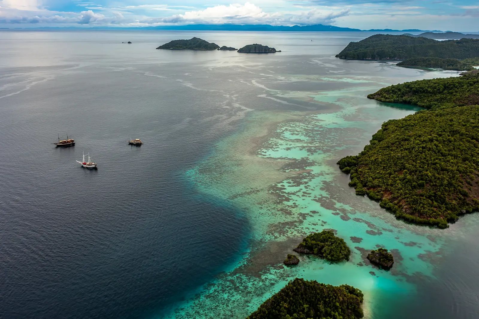 Raja Ampat Aerial Liveaboards
